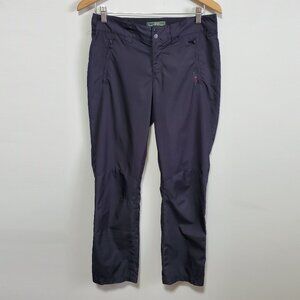 L-RL RALPH LAUREN ACTIVE Water Resistant Golf Pants 31" Straight Black Women's 4